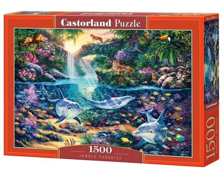 Puzzle 1500 Rajska Dżungla CASTOR, Castorland