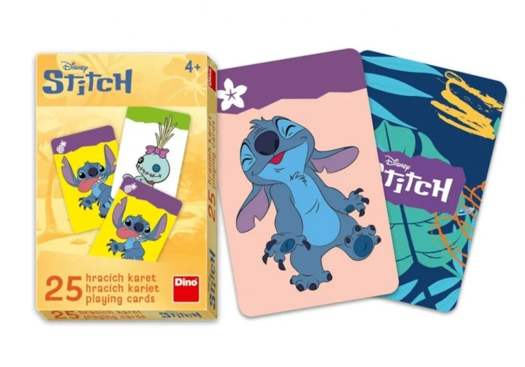 Karty Czarny Piotruś - Stitch, Dino Toys