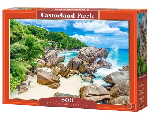 Puzzle 500 La Digue Island, Castorland