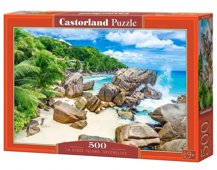 Puzzle 500 La Digue Island, Castorland