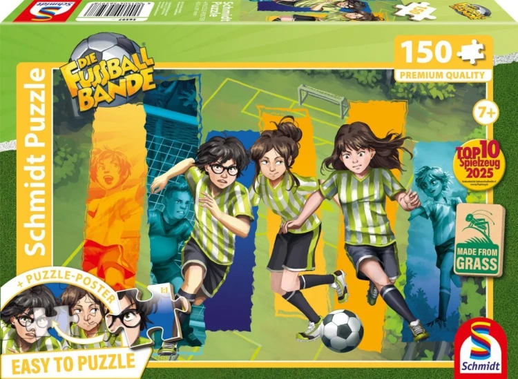Puzzle 150 Piłkarze Współpraca, Schmidt