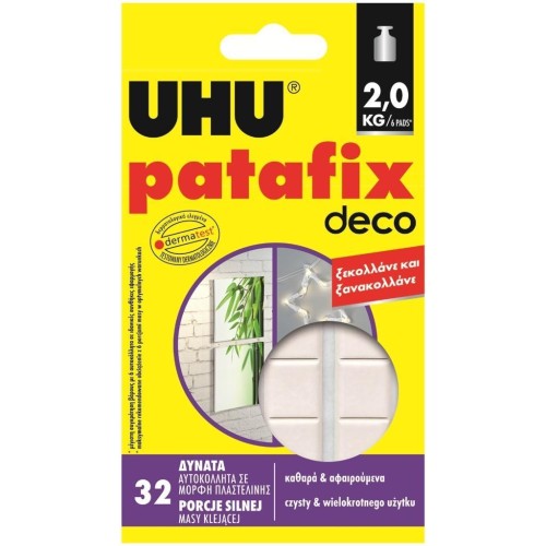 Masa klejąca Patafix Homedeco 32szt UHU, UHU