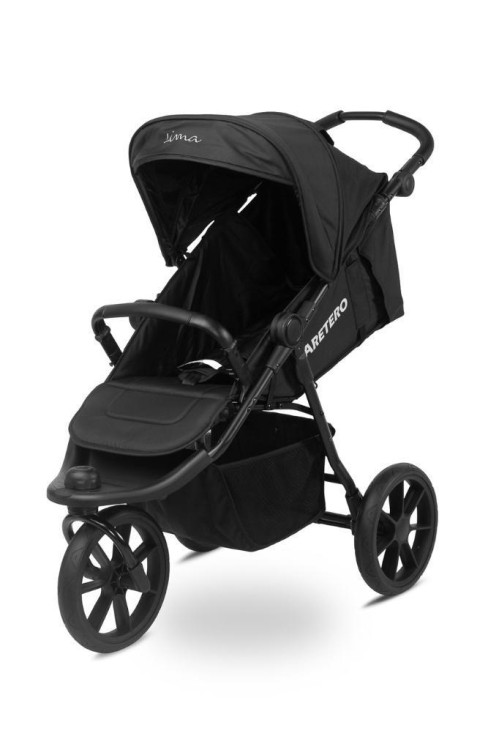 Wózek spacerowy Lima czarny, Caretero
