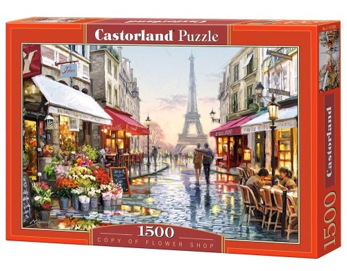 Puzzle 1500 Flower Shop CASTOR, Castorland