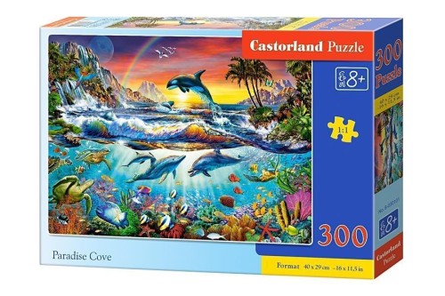 Puzzle 300 Rajska zatoka CASTOR, Castorland