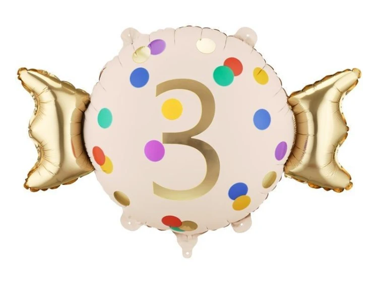 Balon foliowy Cukierek 3 61x37cm