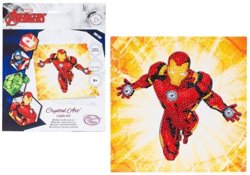 Diamentowa mozika Iron Man 18x18cm, Pro Kids