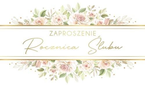 Zaproszenie Rocznica Ślubu (10szt)