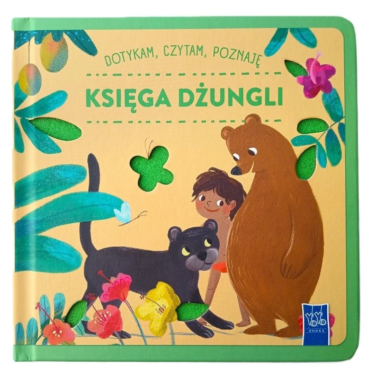 Dotykam, czytam, poznaję bajki. Księga Dżungli