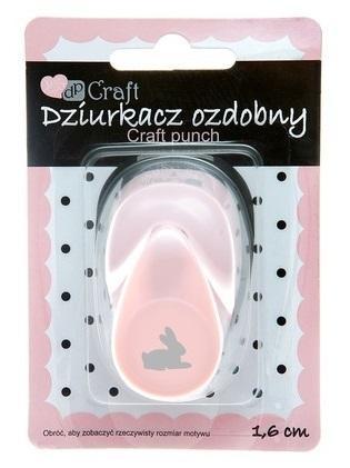 Dziurkacz ozdobny 1,6cm królik, Dalprint