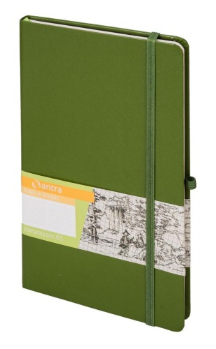 Notes A5 Kropki Romantyzm Khaki ANTRA, Antra