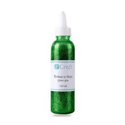 Brokat w kleju zielony 120ml, Dalprint