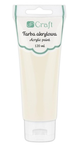 Farba akrylowa kremowa 120ml, Dalprint