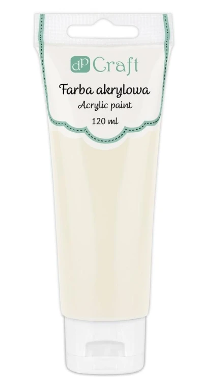 Farba akrylowa kremowa 120ml, Dalprint