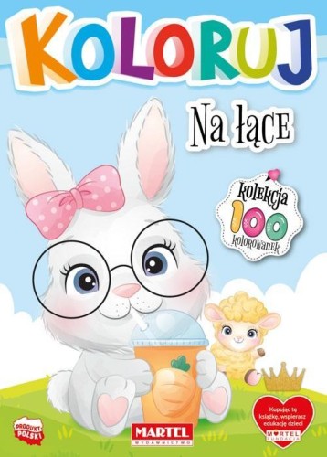 Koloruj - Na łące, praca zbiorowa