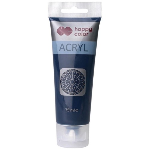 Farba akrylowa 75ml błękit pruski HAPPY COLOR, GDD