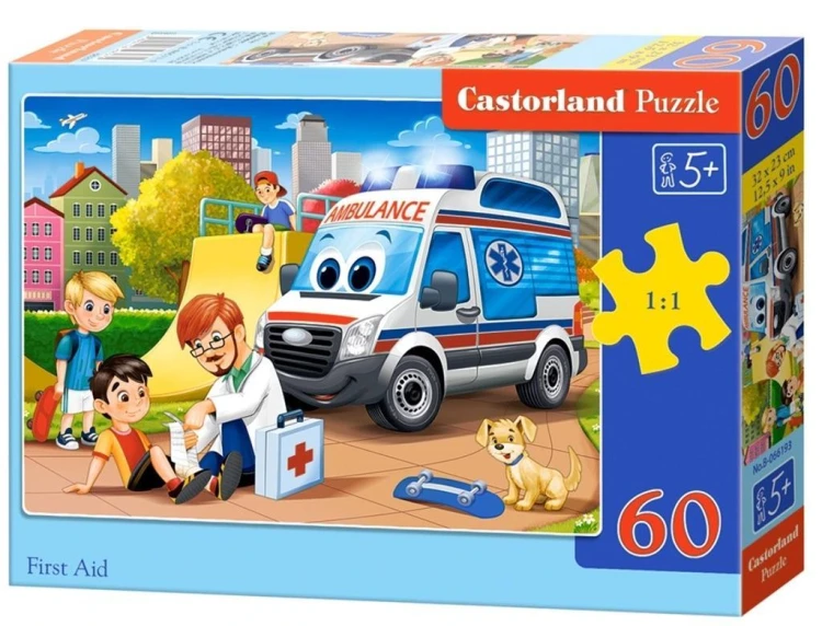Puzzle 60 First Aid CASTOR, Castorland