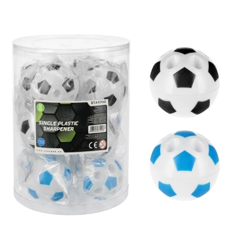 Temperówka plastikowa Football (12szt), STARPAK