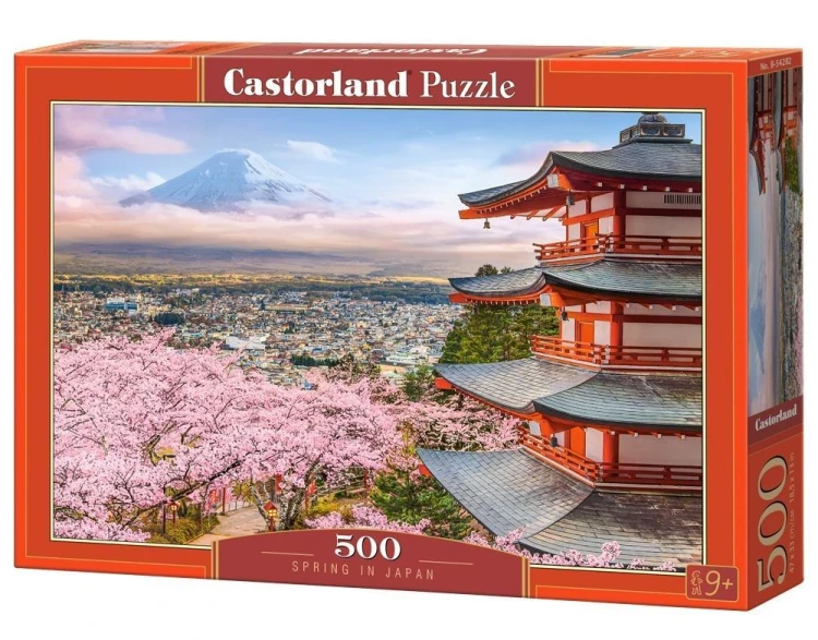 Puzzle 500 Spring in Japan CASTOR, Castorland