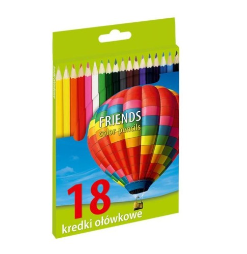 Kredki ołówkowe 18 kolorów INIONL, Grand