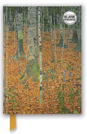 Notatnik A5 gładki TW Brzozowy las Gustav Klimt