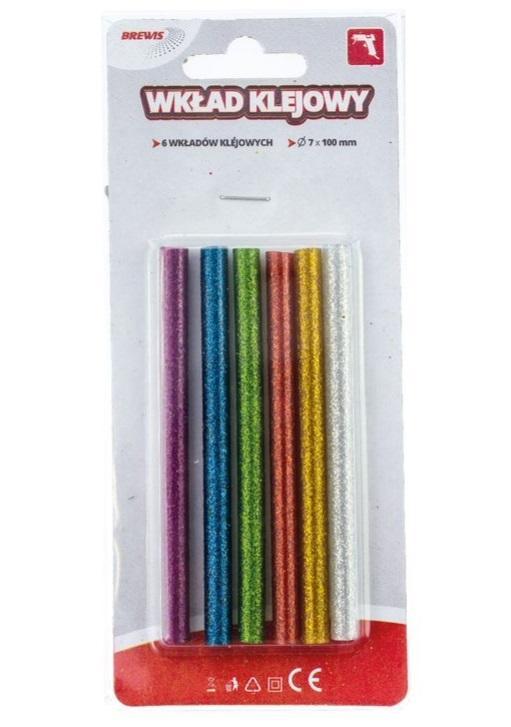 Wkład klejowy kolorowy 6szt, Brewis