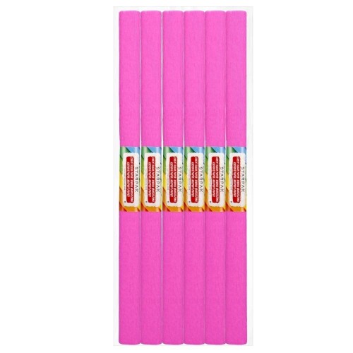 Bibuła marszczona 11 różowa jasna (10szt), STARPAK