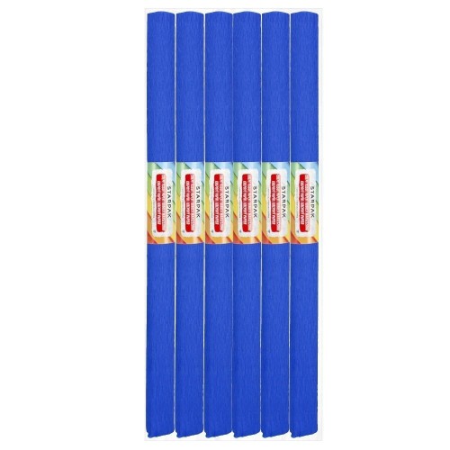 Bibuła marszczona 17 niebieska ciemna (10szt)