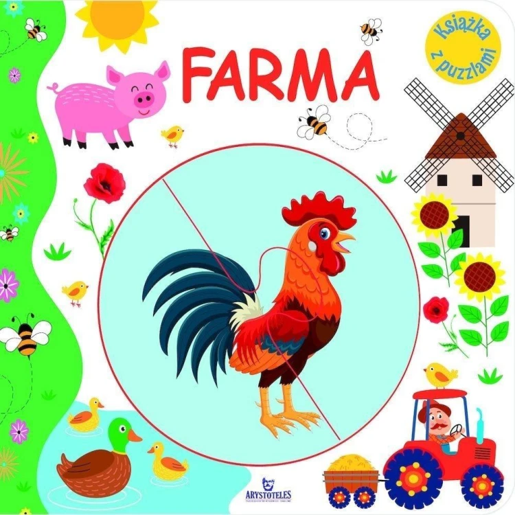 Książeczka z puzzlami. Farma, Ewelina Grzankowska