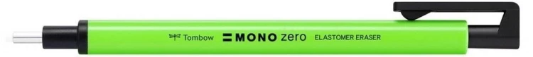 Precyzyjna gumka MONO zero okrągła neon green