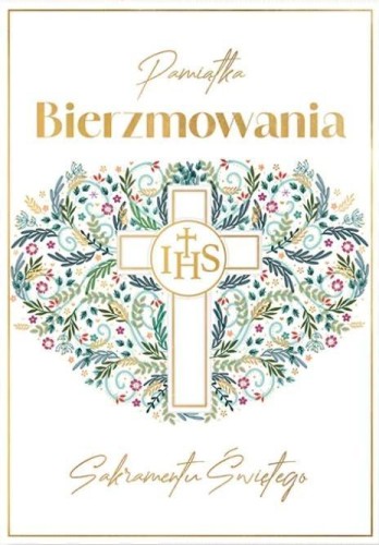 Karnet A5 Bierzmowanie. Krzyż