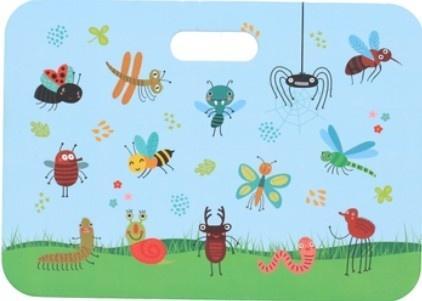 Klęcznik ogrodowy z motywem owadów EVA