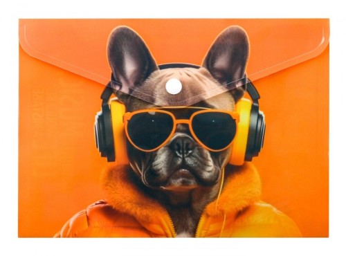 Koperta A5 PP na napę z nadrukiem Cool Dog