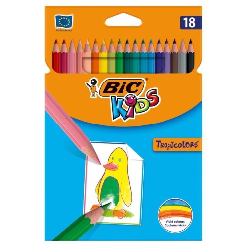 Kredki Tropicolors 18 kol. blister BIC, BIC