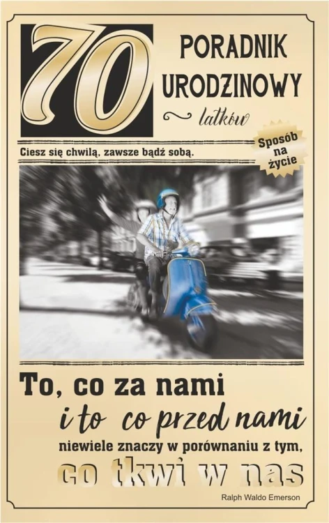 Kartka okolicznościowa Urodziny 70 U58