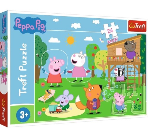 Puzzle 24 Maxi Zabawa na polanie TREFL, Trefl