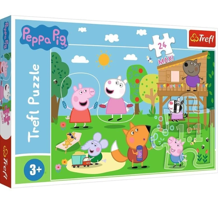 Puzzle 24 Maxi Zabawa na polanie TREFL, Trefl