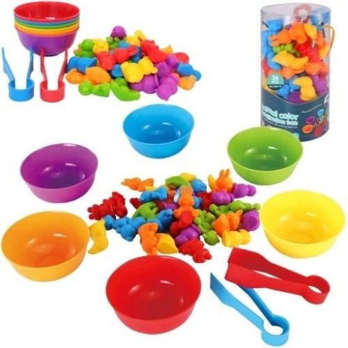 Gra edukacyjna Montessori zwierzątka 36el., Madej