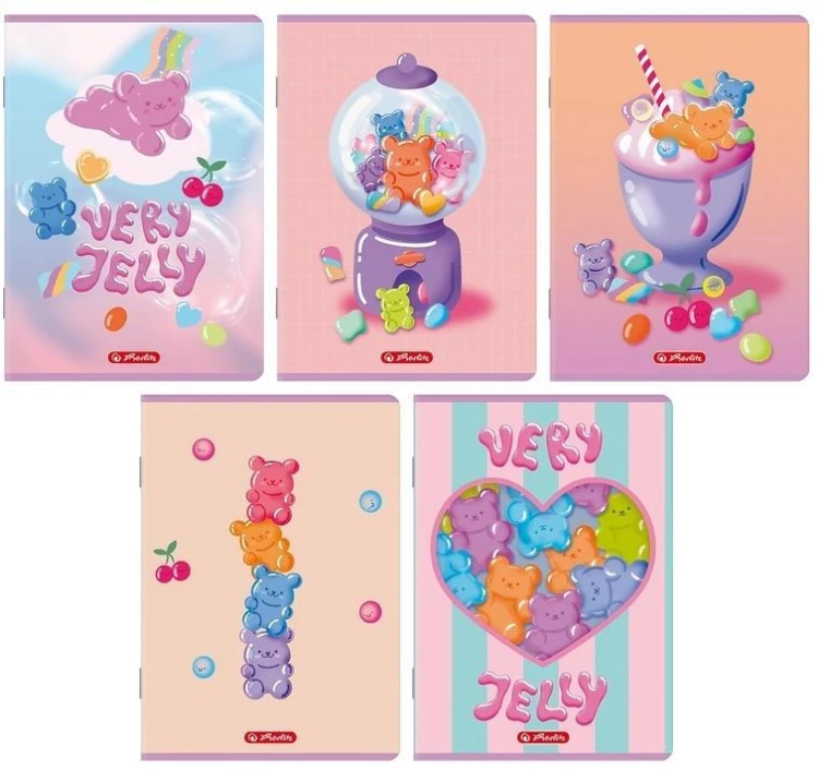 Zeszyt A5/32K linia Jelly (10szt) HERLITZ, HERLITZ