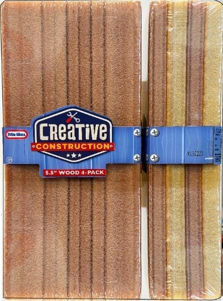 Creative Construction - Wood 4 pak, Little tikes