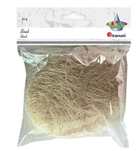 Sizal 30g biały, Titanum