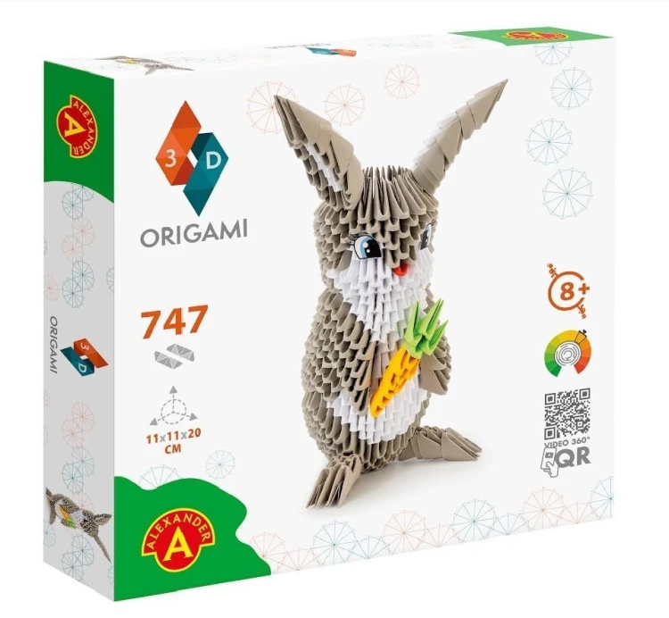 Origami 3D - Królik ALEX, Alexander