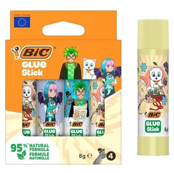 Klej Stick ECOlustions 8g Decor 4szt BIC, BIC