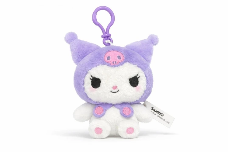 Hello Kitty Fluffy Keychain Kuromi Fioletowa 13cm