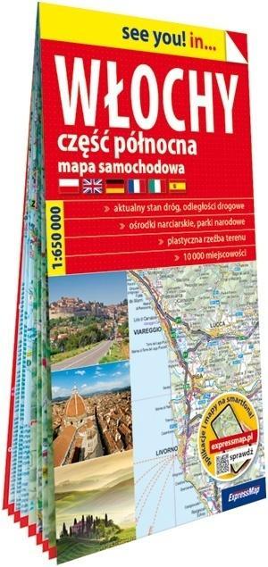 See you! in... Włochy cz. pónocna 1:650 000 mapa