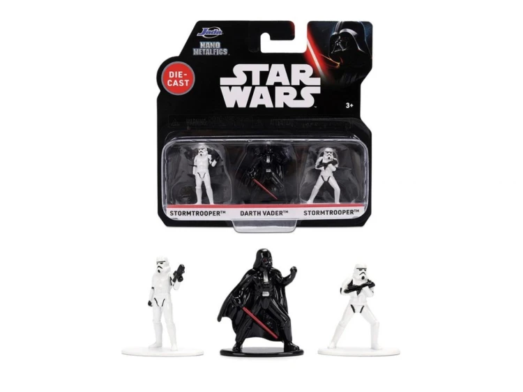 Jafa Star Wars Metal fig 3-pak, 4cm, Jada