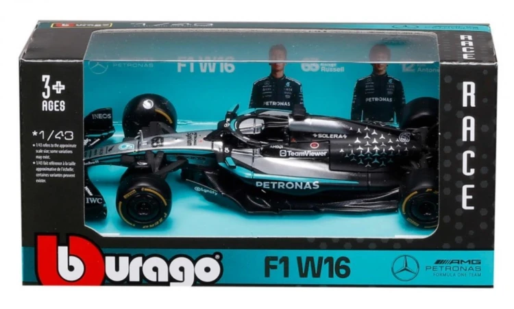 Formula Without Helmet&Plastic Stand Mercedes-Amg