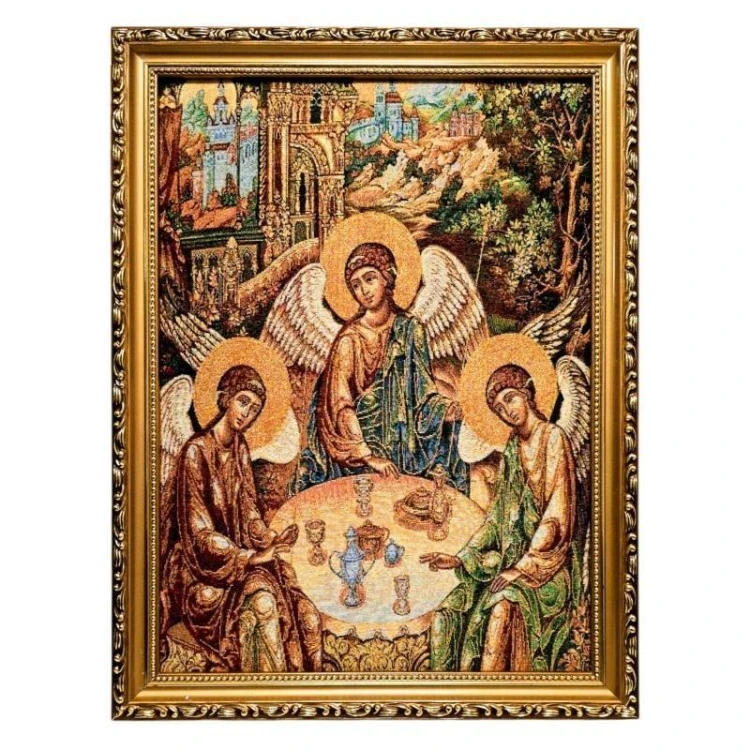 Obraz Haftowany Trójca Św. 42/32cm