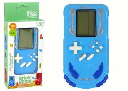 Konsola Brick Game niebieska, Leantoys