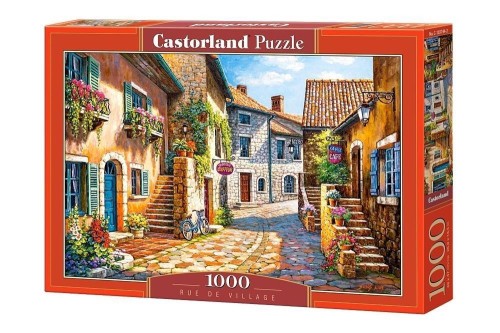 Puzzle 1000 Rue de Village CASTOR, Castorland